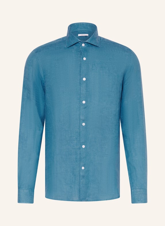 REISS Linen shirt RUBAN Regular Fit BLUE