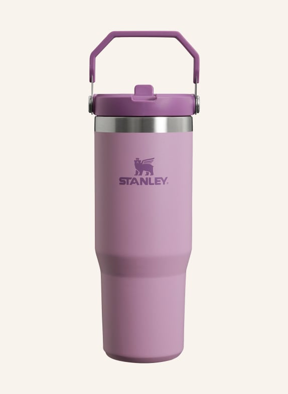STANLEY Thermobecher THE ICEFLOW™ FLIP STRAW ROSA/ SILBER