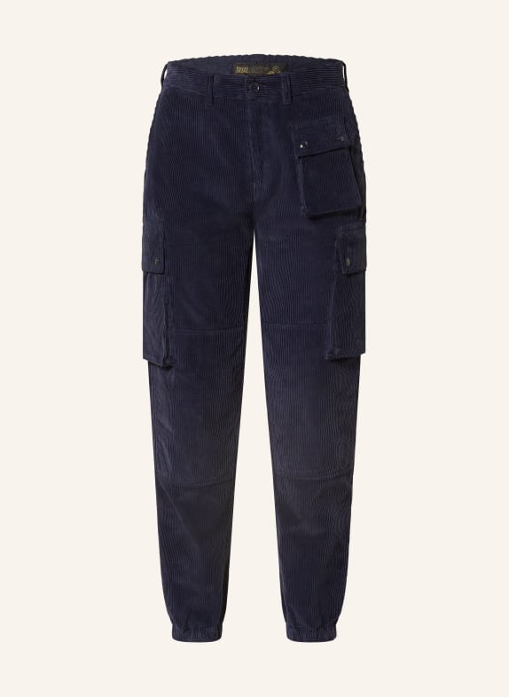 BELSTAFF Cargohose aus Cord DUNKELBLAU