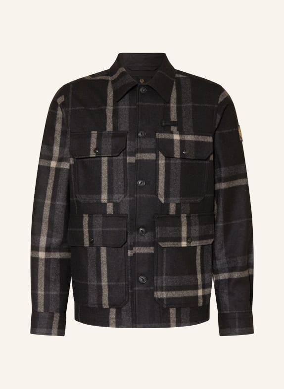 BELSTAFF Overshirt FORGE BLACK/ BEIGE