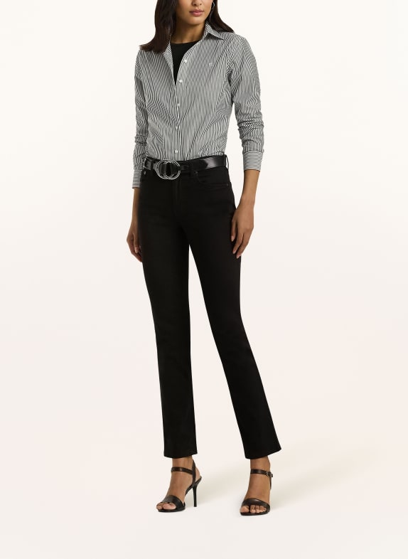 LAUREN RALPH LAUREN Shirt blouse WHITE / BLACK