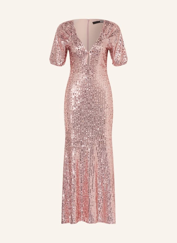 ROTATE Abendkleid mit Pailletten ROSA