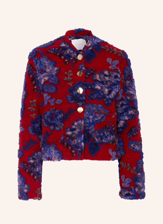 rich&royal Boxy jacket DARK RED/ BLUE