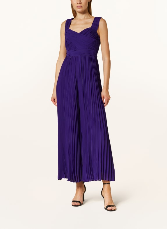 Phase Eight Jumpsuit LUCIA met plooien PAARS