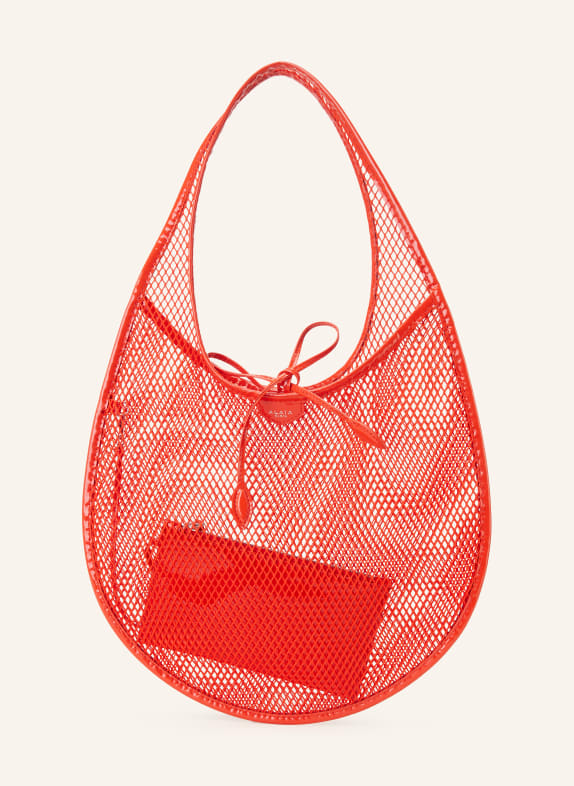ALAÏA PARIS Shoulder bag ONE PIECE M with pouch ORANGE
