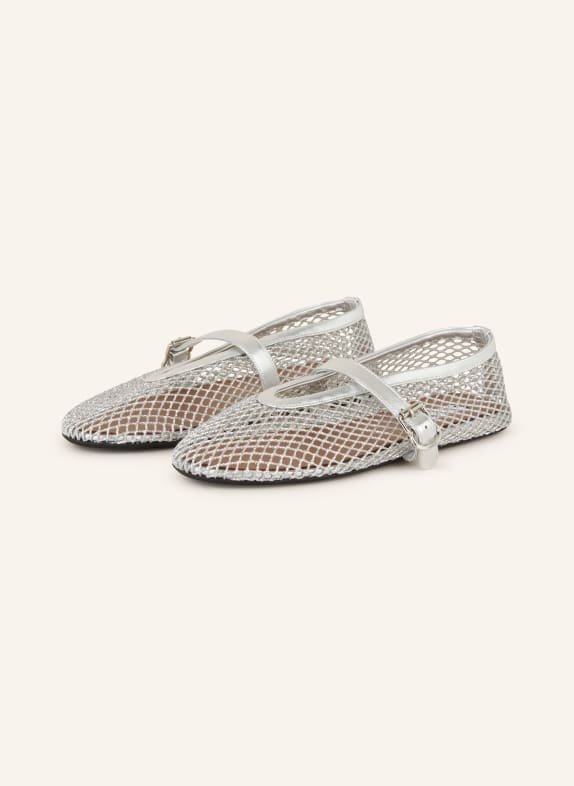 ALAÏA PARIS Ballet flats SILVER