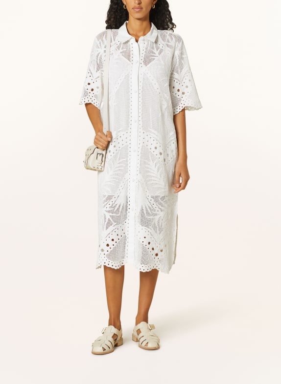 ALLSAINTS Shirt dress MERIA in lace WHITE