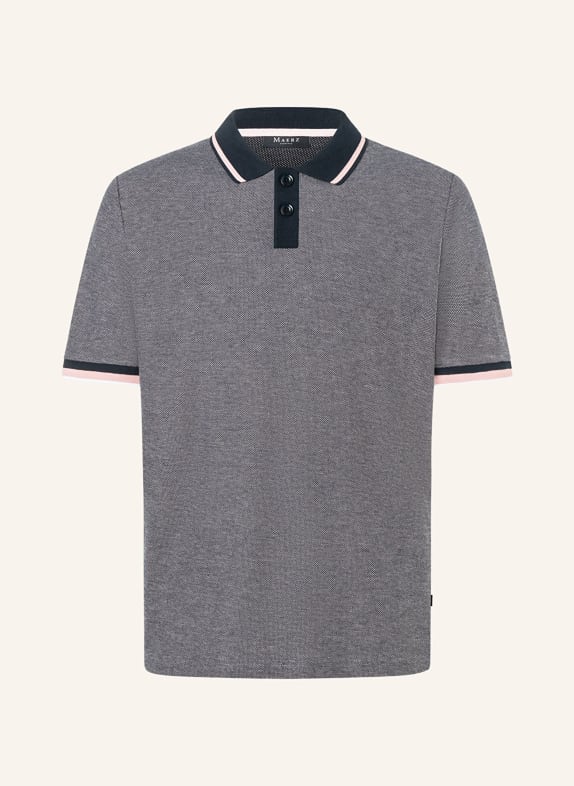 MAERZ MUENCHEN Piqué-Poloshirt DUNKELBLAU