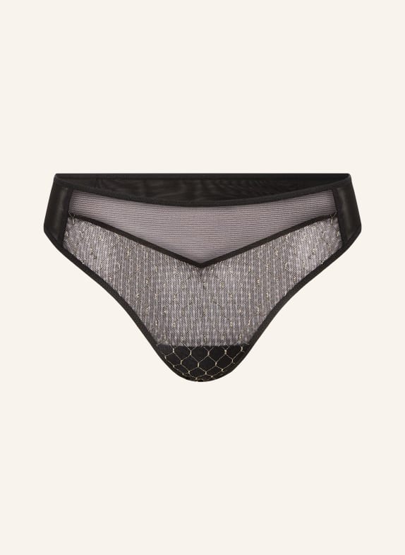 MARIE JO Slip COLIMA mit Glitzergarn SCHWARZ/ GOLD