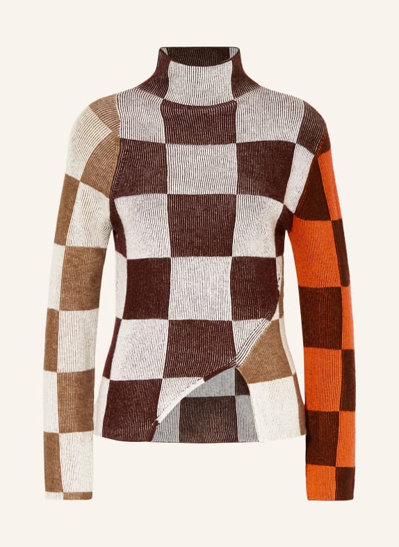 STINE GOYA Sweater WHITE/ BROWN/ BEIGE