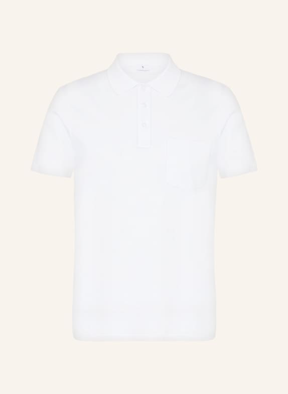 REISS Jersey polo shirt AUSTIN WHITE