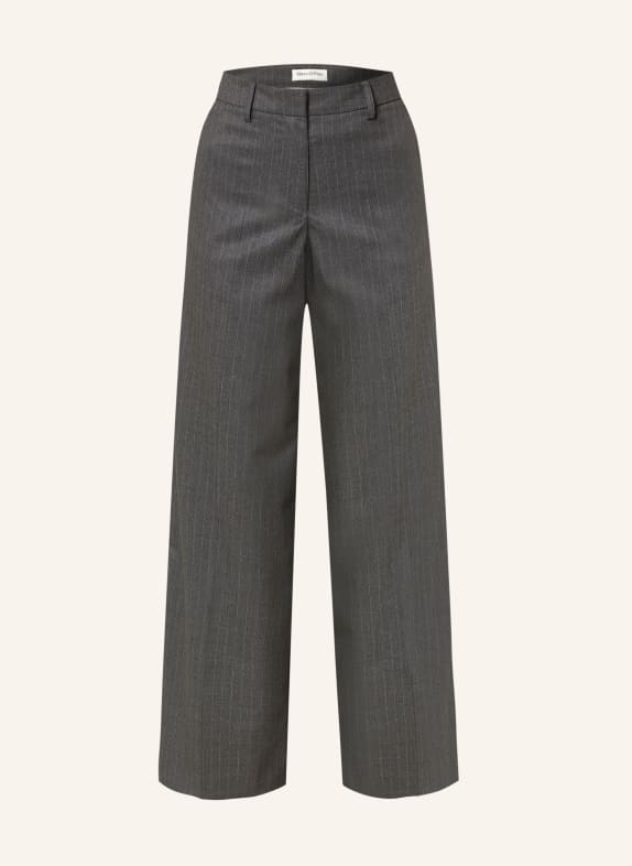 Marc O'Polo Wide leg trousers DARK GRAY