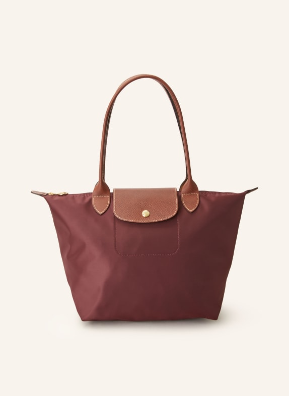 LONGCHAMP Shopper LE PLIAGE M DUNKELROT/ COGNAC