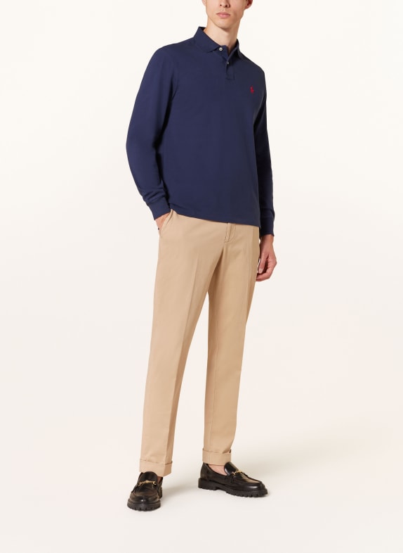 POLO RALPH LAUREN Piqué poloshirt Custom Slim Fit BLAUW