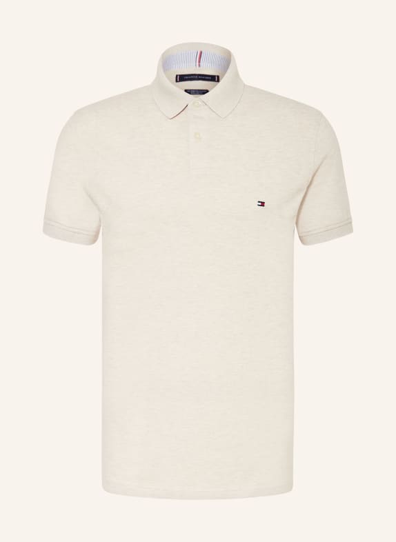 TOMMY HILFIGER Koszulka polo z piki regular fit KREMOWY