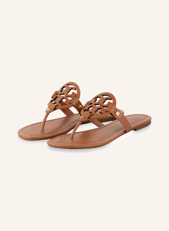 TORY BURCH Flip flops MILLER  LIGHT BROWN