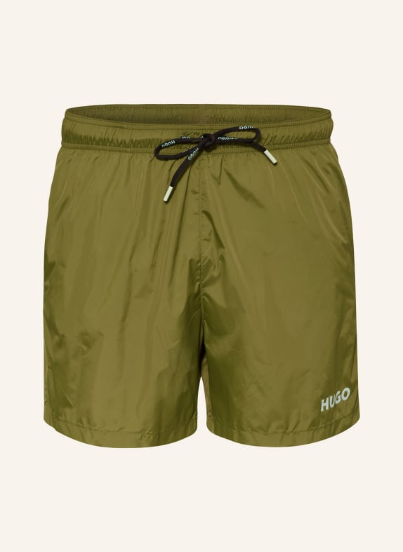 HUGO Badeshorts HAITI  KHAKI