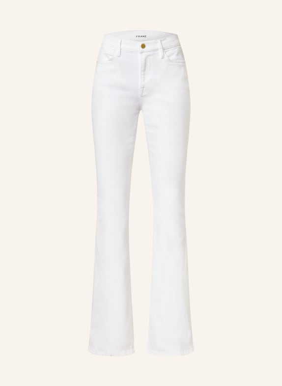 FRAME Flared jeans LE HIGH FLARE  BLNC BLANC