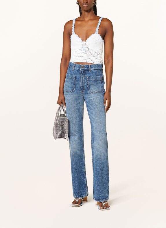 SANDRO Dżinsy proste 4785 BLUE JEAN