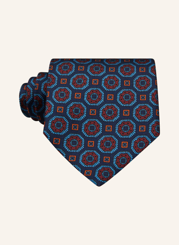 VIOLA MILANO Tie DARK BLUE/ DARK RED