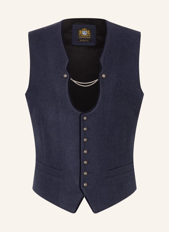 Hammerschmid Trachten waistcoat VIZENZ slim fit DARK BLUE