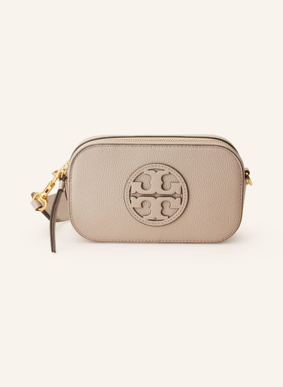 TORY BURCH Kabelka přes rameno MINI MILLER SVĚTLE ŠEDÁ