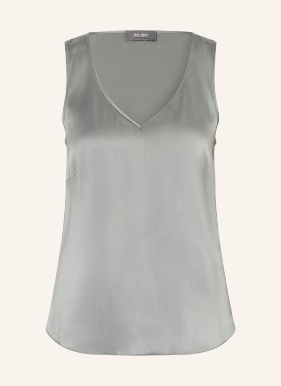 MOS MOSH MMASTRID silk blouse top GRAY