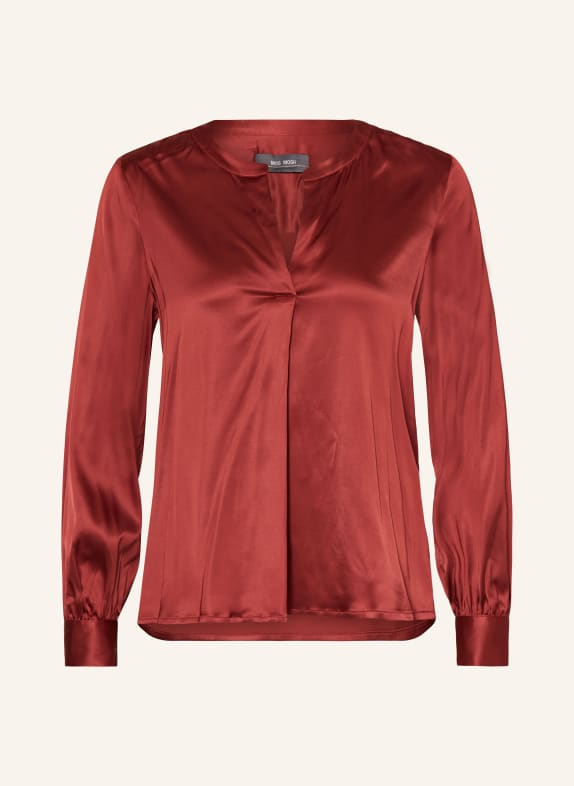 MOS MOSH Blusenshirt MMENFA aus Satin DUNKELROT