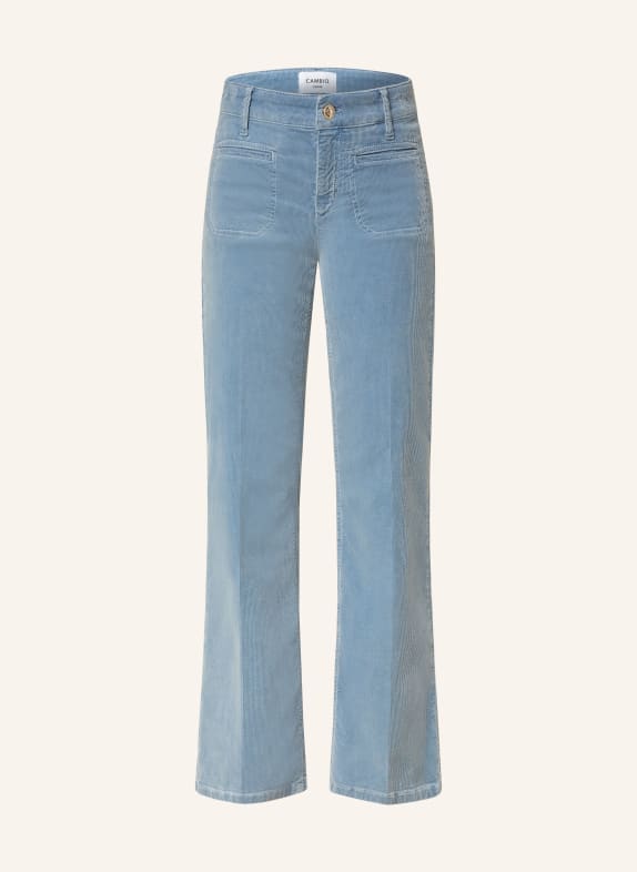 CAMBIO 7/8-Hose TESS aus Cord HELLBLAU