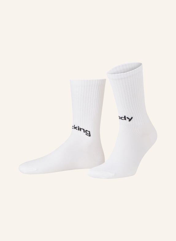 black palms Socks WHITE