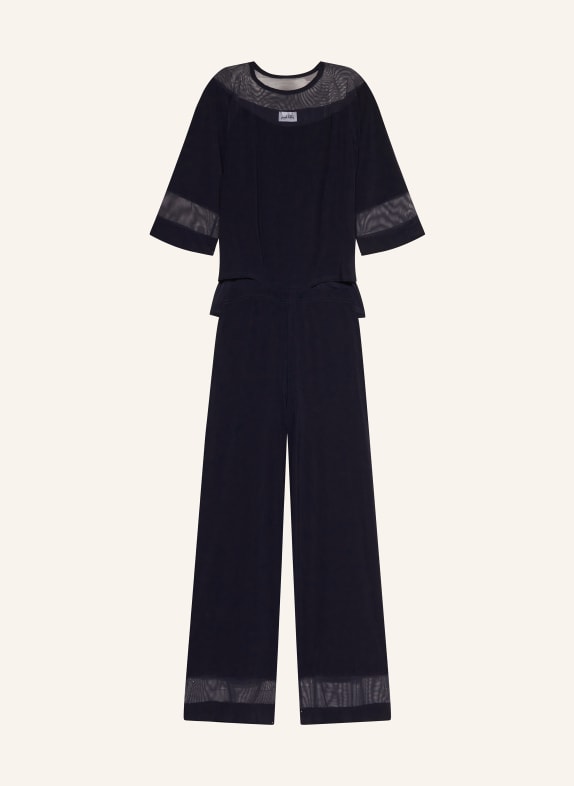 Joseph Ribkoff Mesh-Jumpsuit DUNKELBLAU