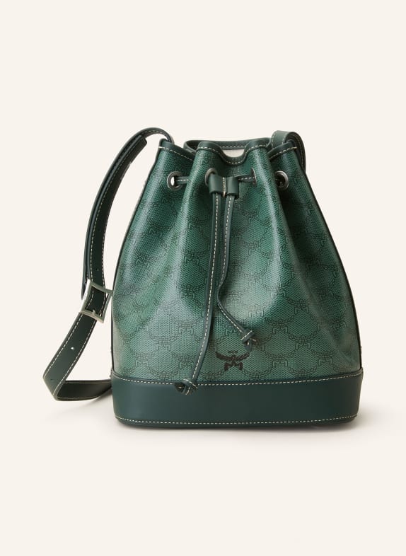 MCM Pouch bag HIMMEL MEDIUM with pouch DARK GREEN