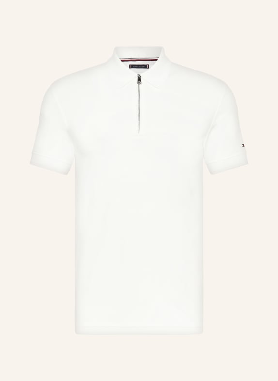 TOMMY HILFIGER Koszulka polo z dżerseju slim fit BIAŁY