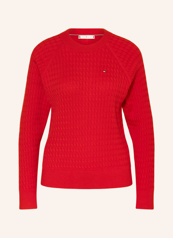 TOMMY HILFIGER Pullover ROT