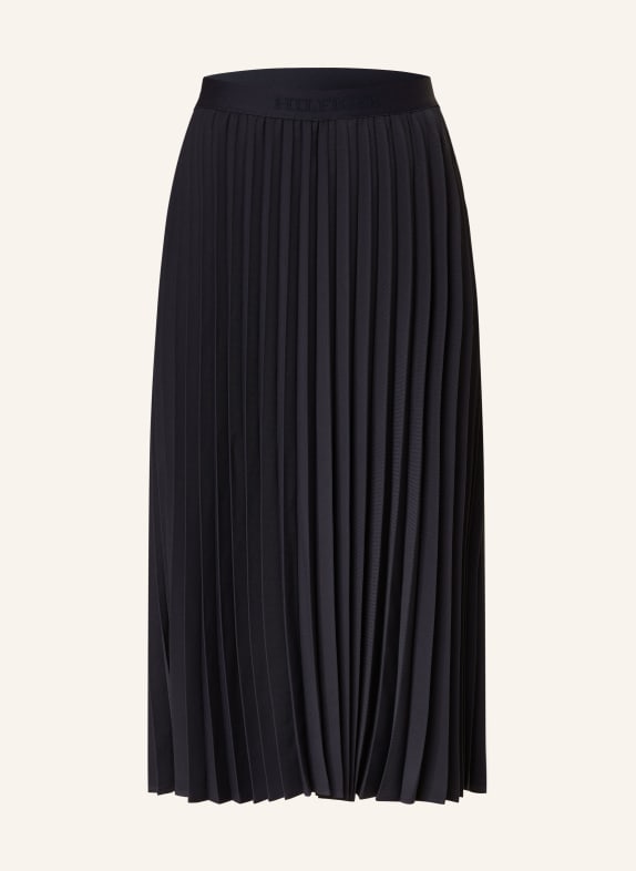 TOMMY HILFIGER Pleated skirt DARK BLUE