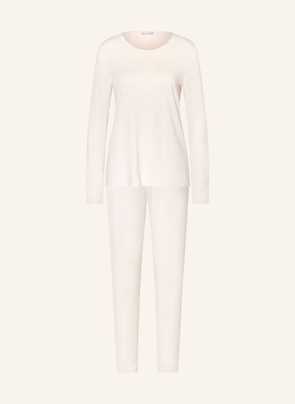 HANRO Schlafanzug NATURAL ELEGANCE HELLROSA