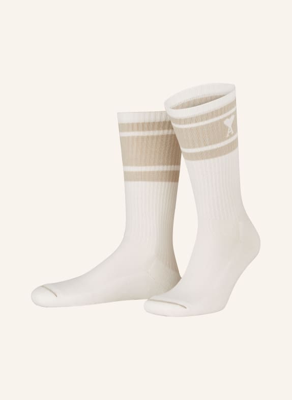 AMI PARIS Socks 271 LIGHT BEIGE