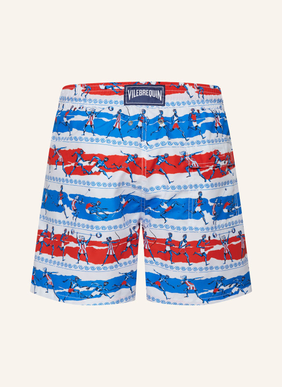 VILEBREQUIN Zwemshort OLYMPICS 2024 WIT / BLAUW / ROOD