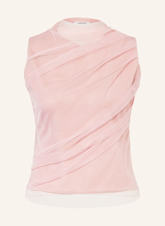 DOROTHEE SCHUMACHER Blouse top EMOTIONAL ESSENCE II in tulle PINK