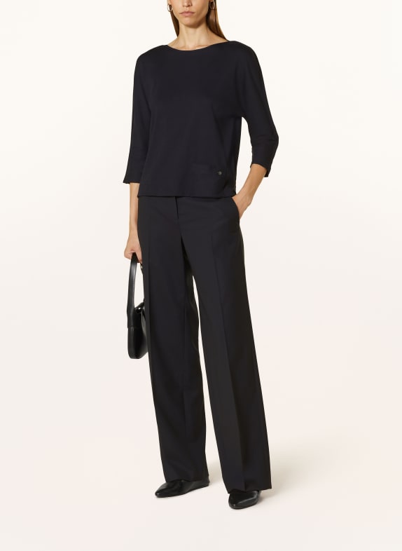 MARC CAIN Shirt met 3/4-mouwen 395 MIDNIGHT BLUE