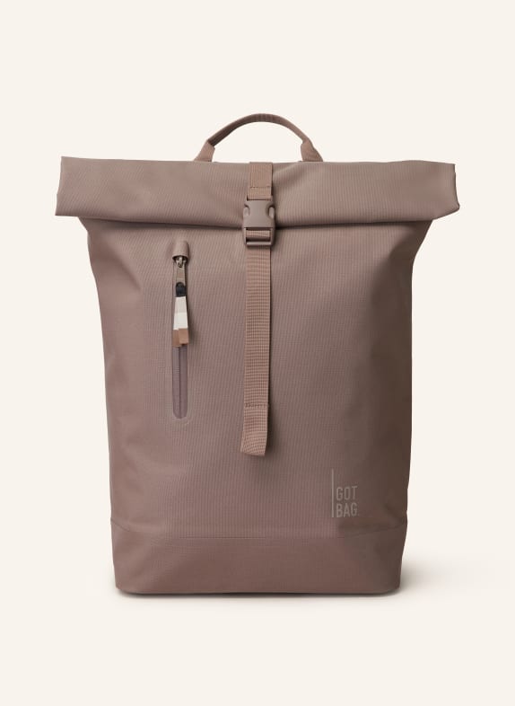 GOT BAG Backpack ROLLTOP LITE 2.0 26 l with laptop bag TAUPE