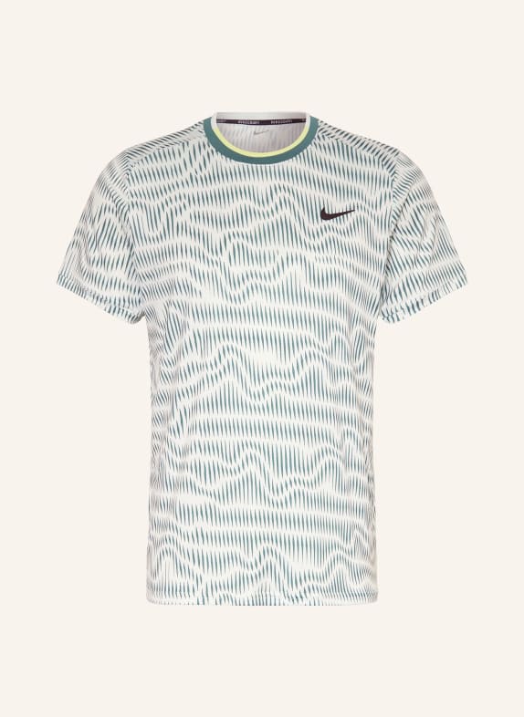 Nike T-Shirt NIKECOURT DRI-FIT ADVANTAGE GRÜN/ WEISS