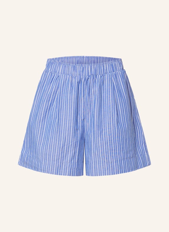 gina tricot Shorts BLUE/ WHITE