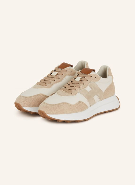 HOGAN Sneaker H641 WEISS/ BEIGE