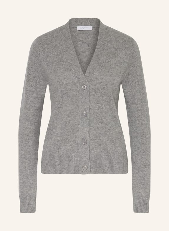 darling harbour Strickjacke aus Cashmere GRAU