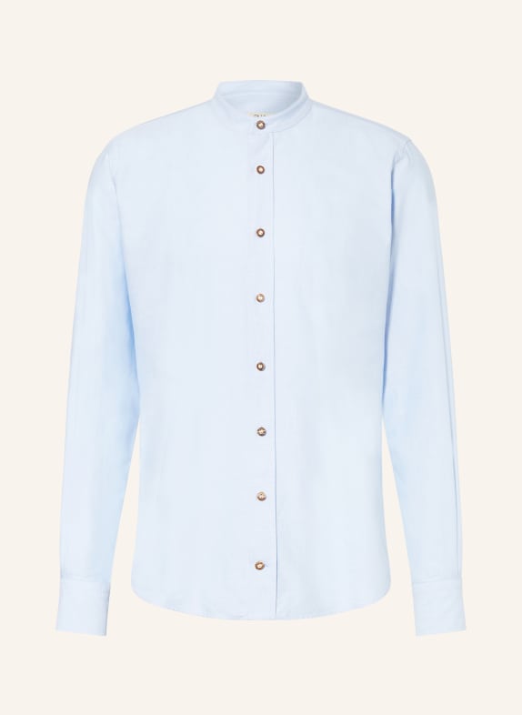DU4 Trachten shirt HANSI slim fit LIGHT BLUE