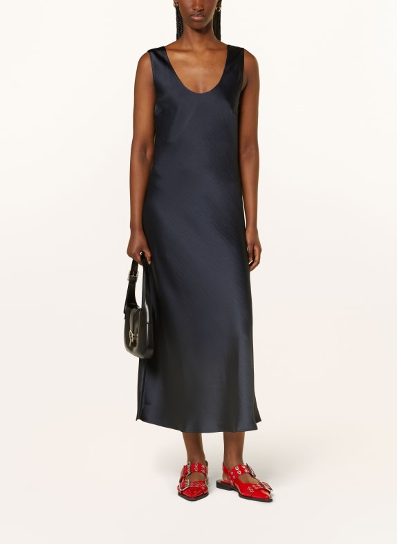 SAMSØE  SAMSØE Satin dress SASUMMA DARK BLUE