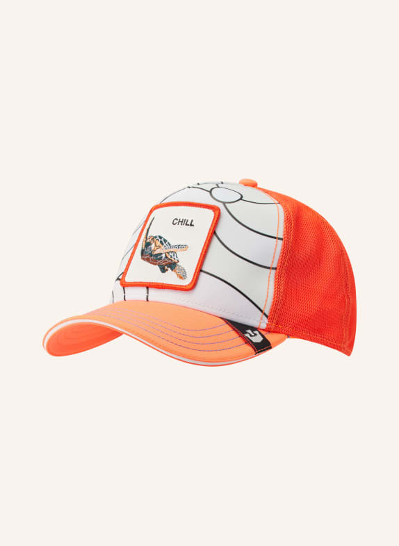 GOORIN BROS. Cap 2 CRUSH 2 FURIOUS NEONORANGE/ WEISS