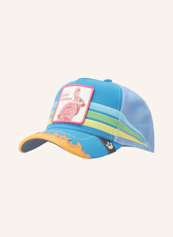 GOORIN BROS. Cap GOING AND GOING AND... LIGHT BLUE/ ORANGE