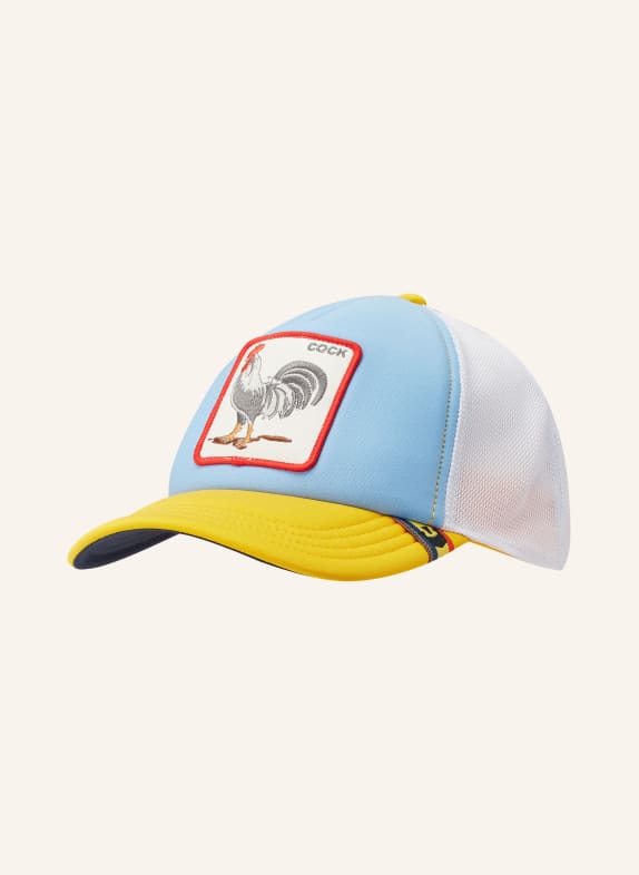 GOORIN BROS. Cap FIRST COCK LIGHT BLUE/ DARK YELLOW/ WHITE